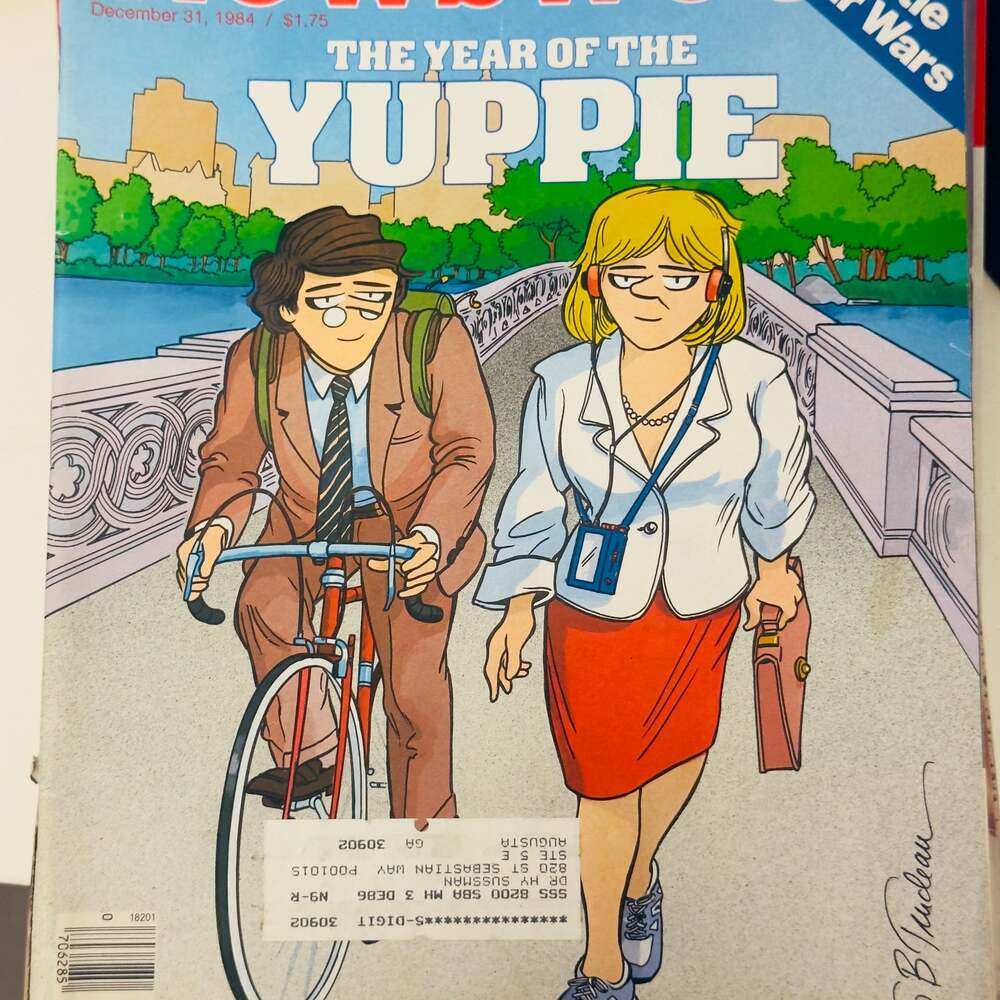 Newsweek Magazine December 31 1984 The Year Of The Yuppie G.B. Trudeau Cover